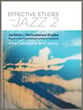 Effective Etudes for Jazz #2 Alto or Baritone Saxophone Book/ Online .MP3 Recordings cover